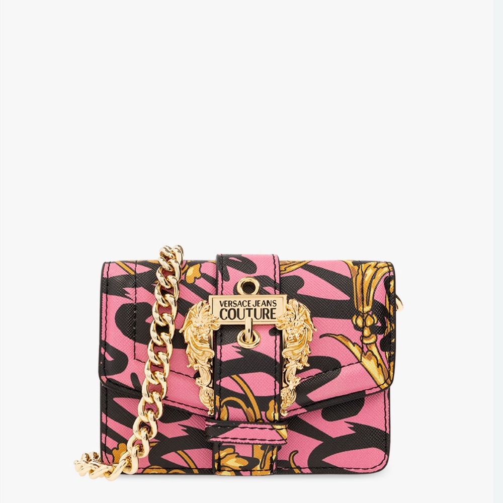 Pink shoulder bag from Versace Jeans Couture